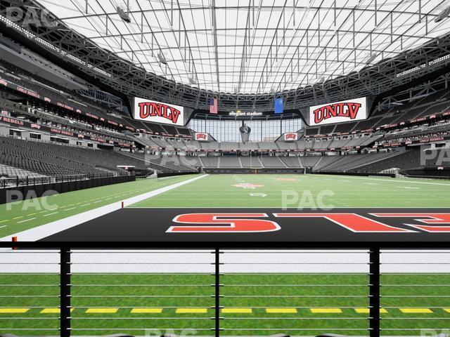 Seating view for Allegiant Stadium Section 124