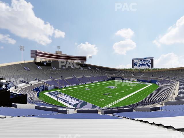 Seating view for Simmons Bank Liberty Stadium Section 110