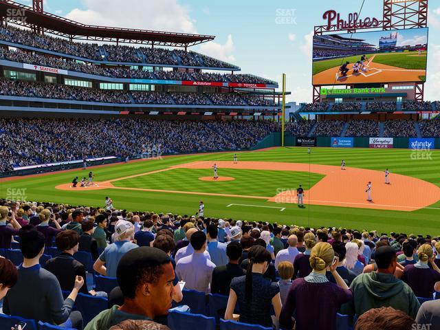 Seating view for Citizens Bank Park Section 115