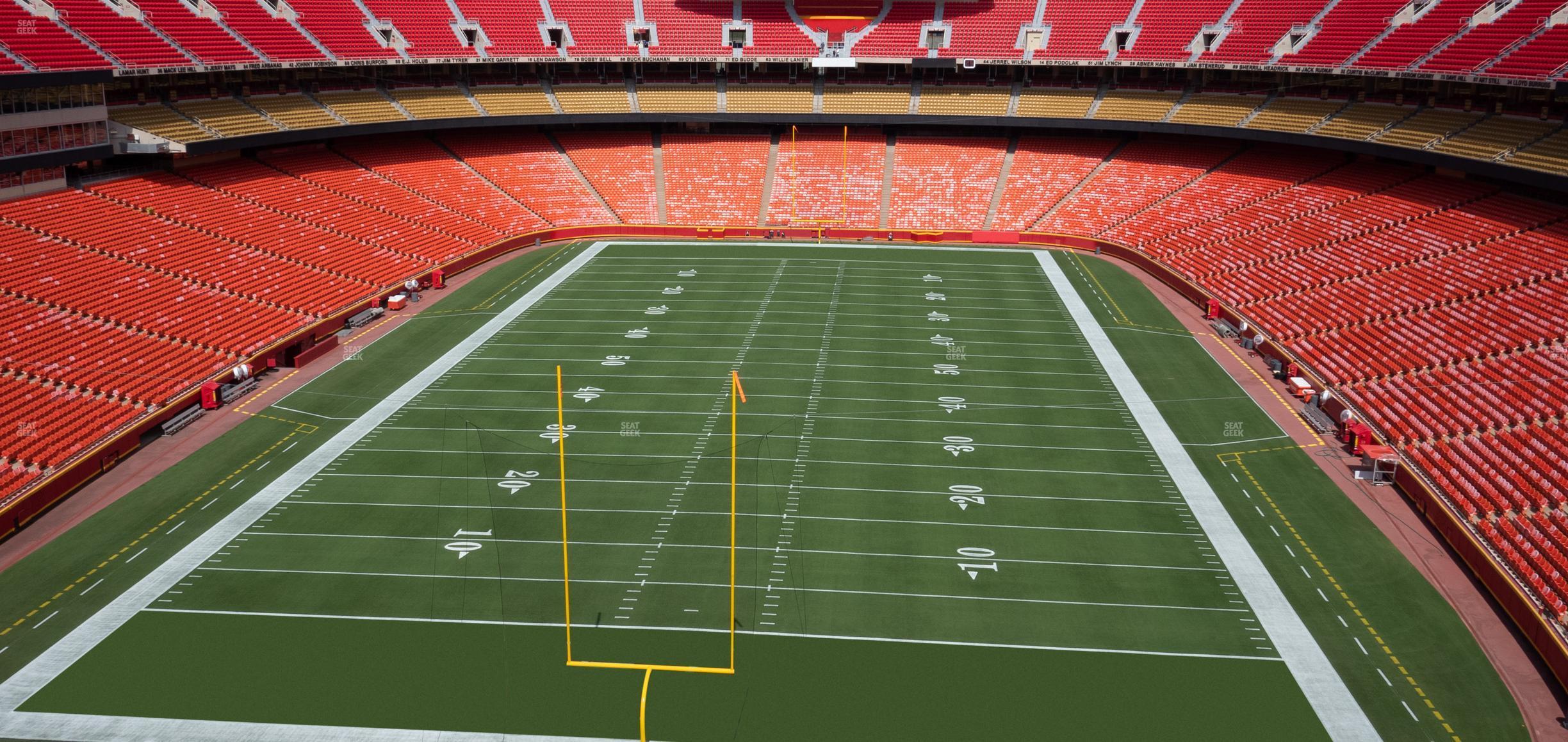 Seating view for GEHA Field at Arrowhead Stadium Section 312