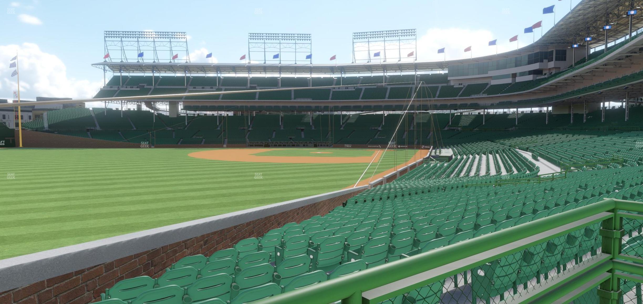 Seating view for Wrigley Field Section 101