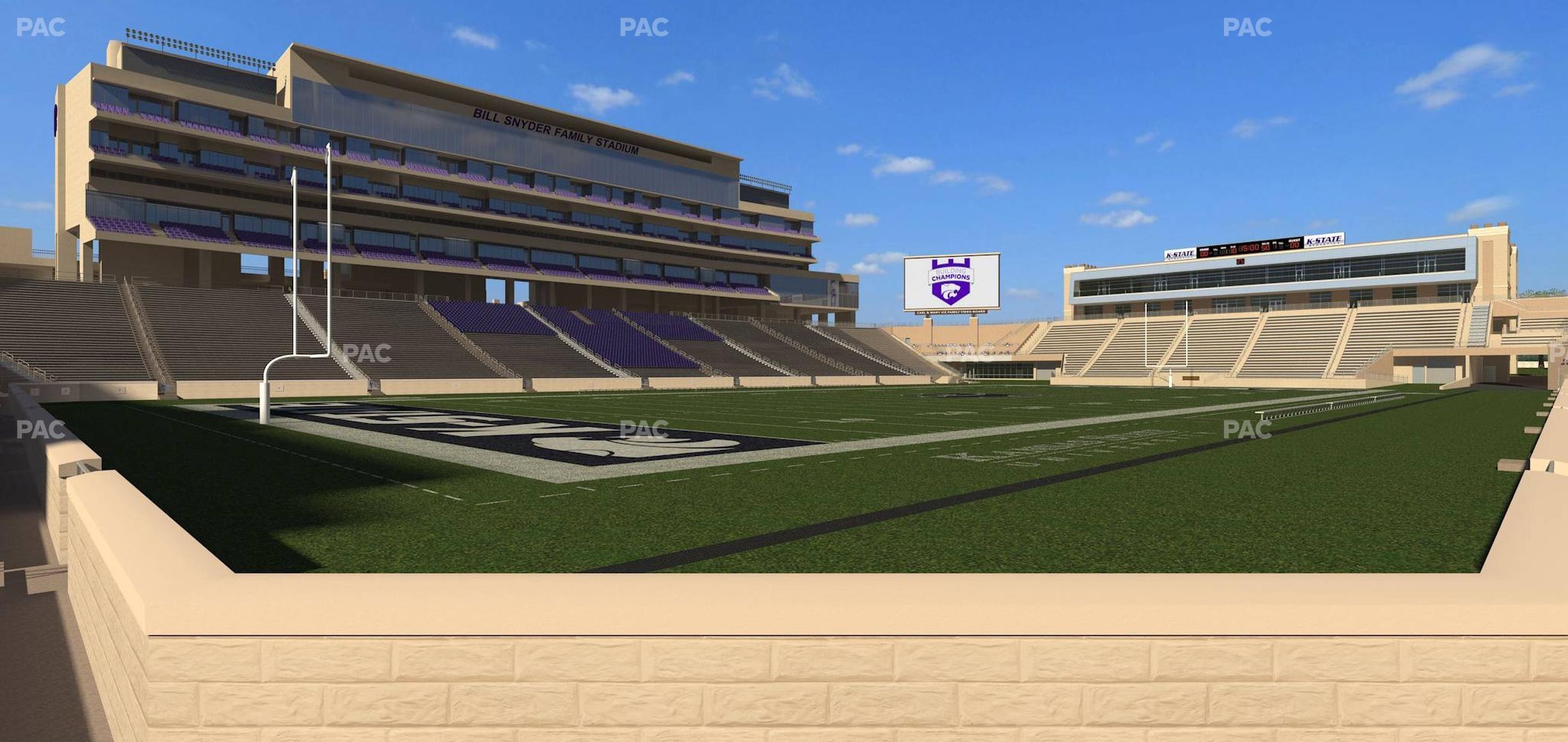 Seating view for Bill Snyder Family Stadium Section 19