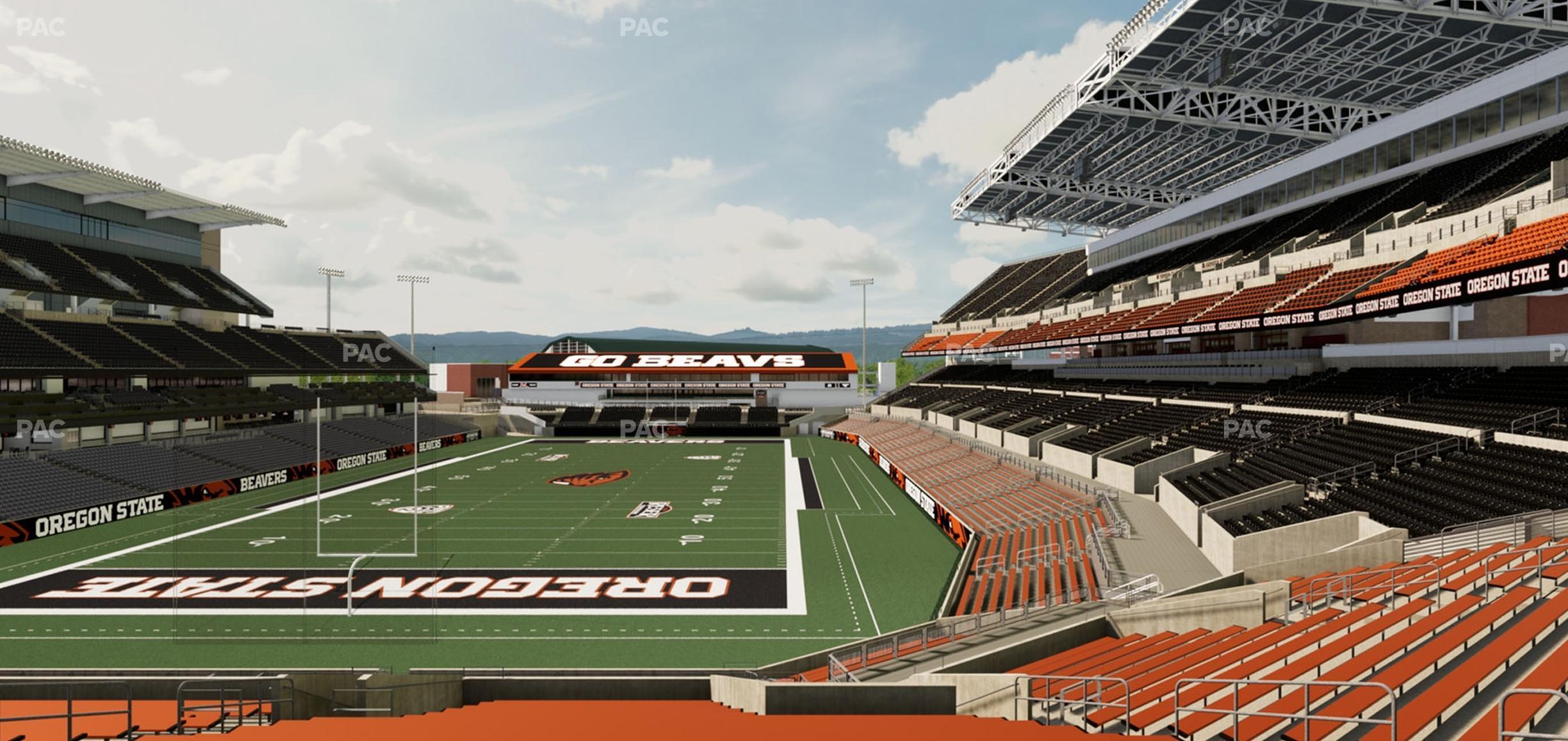 Seating view for Reser Stadium Section 123