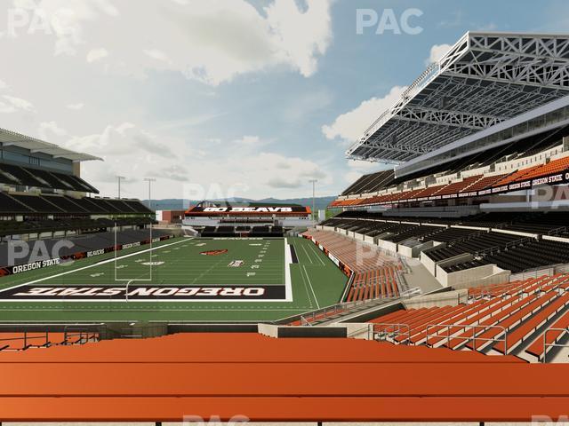 Seating view for Reser Stadium Section 123