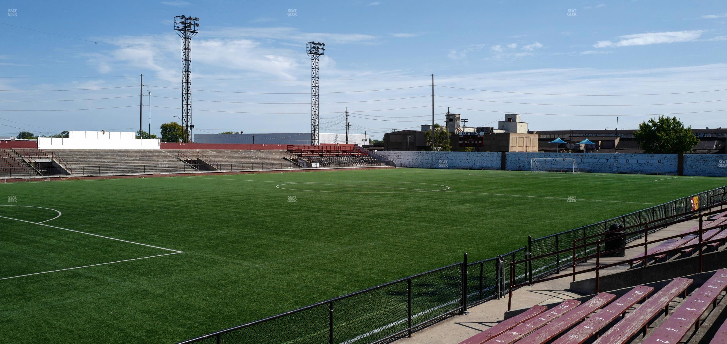 Seating view for Keyworth Stadium Section Roosevelt Corner