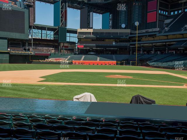 Seating view for Chase Field Section N