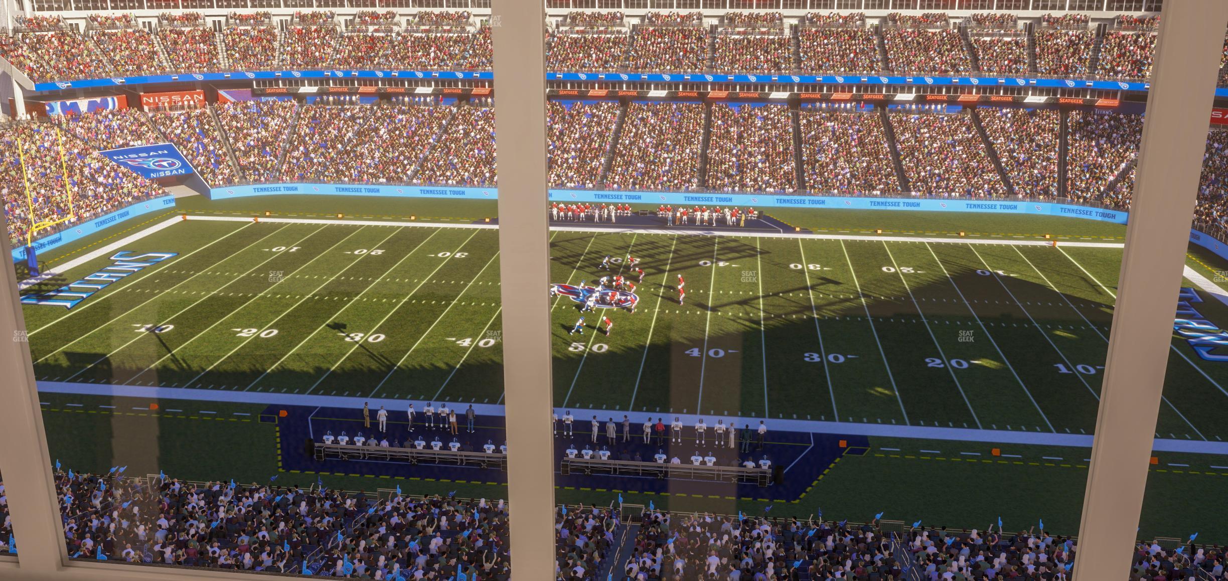 Seating view for Nissan Stadium Section Suite 668 W