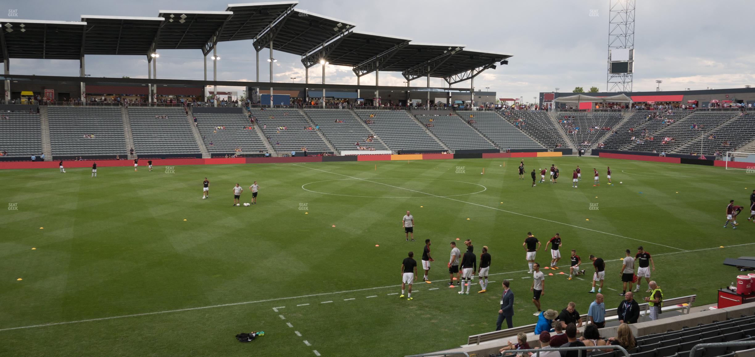 Seating view for Dick's Sporting Goods Park Section 131