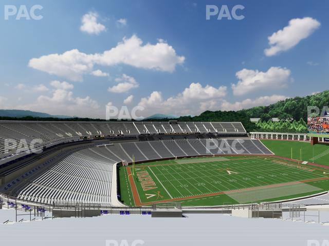 Seating view for Scott Stadium Section 512