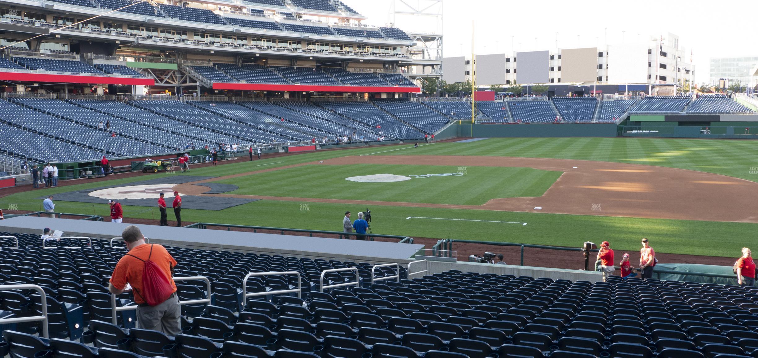 Seating view for Nationals Park Section 132