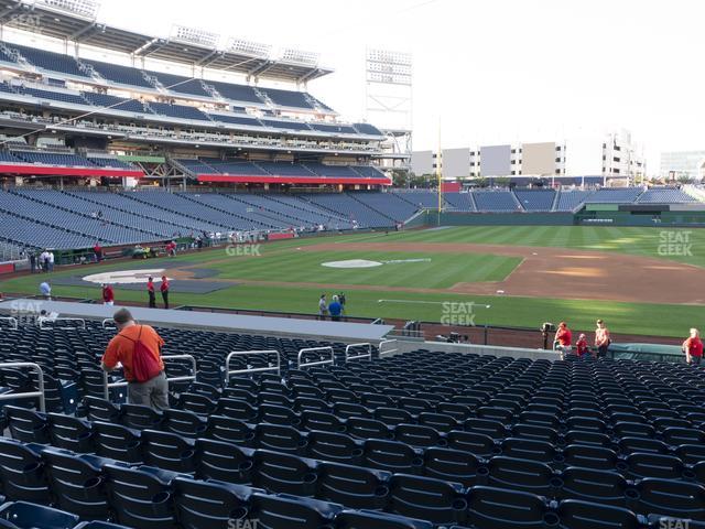 Seating view for Nationals Park Section 132