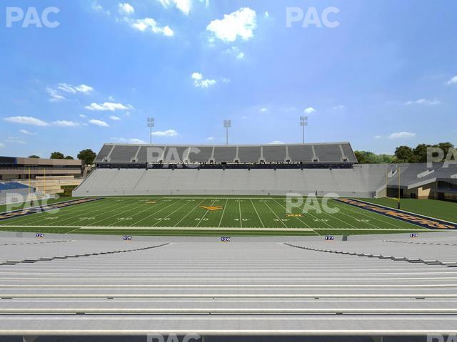 Seating view for Mountaineer Field at Milan Puskar Stadium Section 126