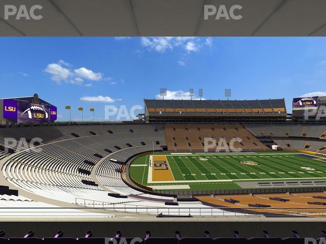 Seating view for Tiger Stadium Section Club 110