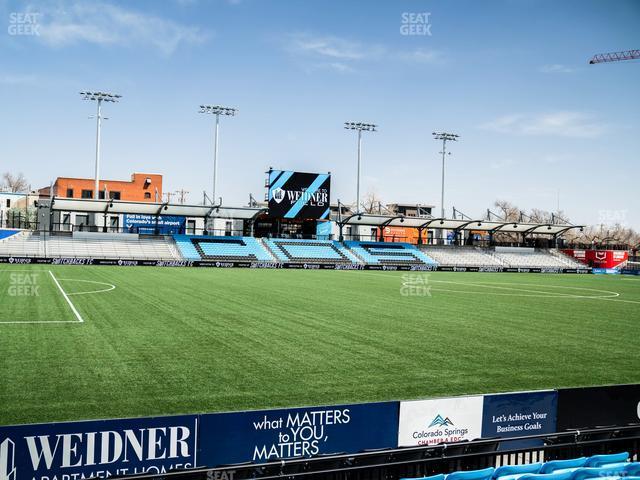 Seating view for Weidner Field Section 107