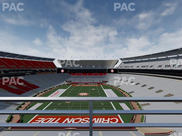 Seating view for Bryant Denny Stadium Section Ss 7