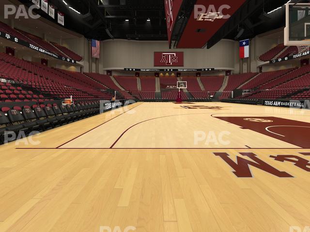 Seating view for Reed Arena Section Floor 6