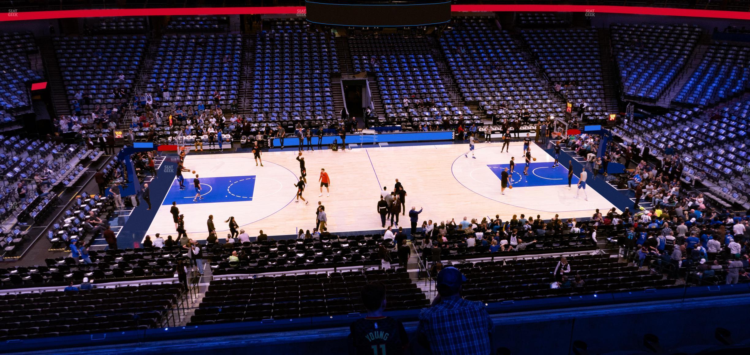 Seating view for American Airlines Center Section 210