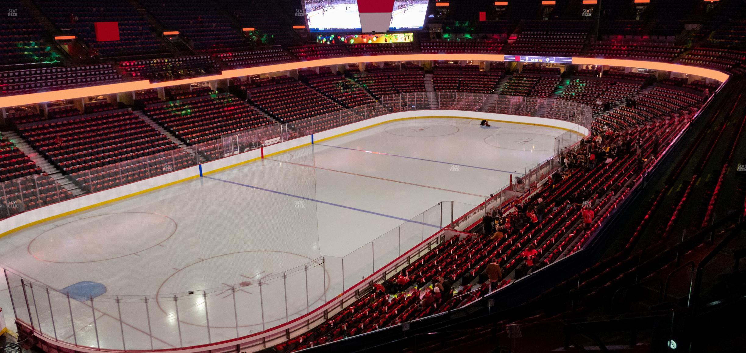 Seating view for Scotiabank Saddledome Section 208