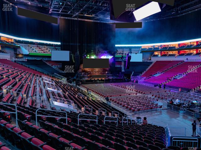 Seating view for KFC Yum! Center Section 113