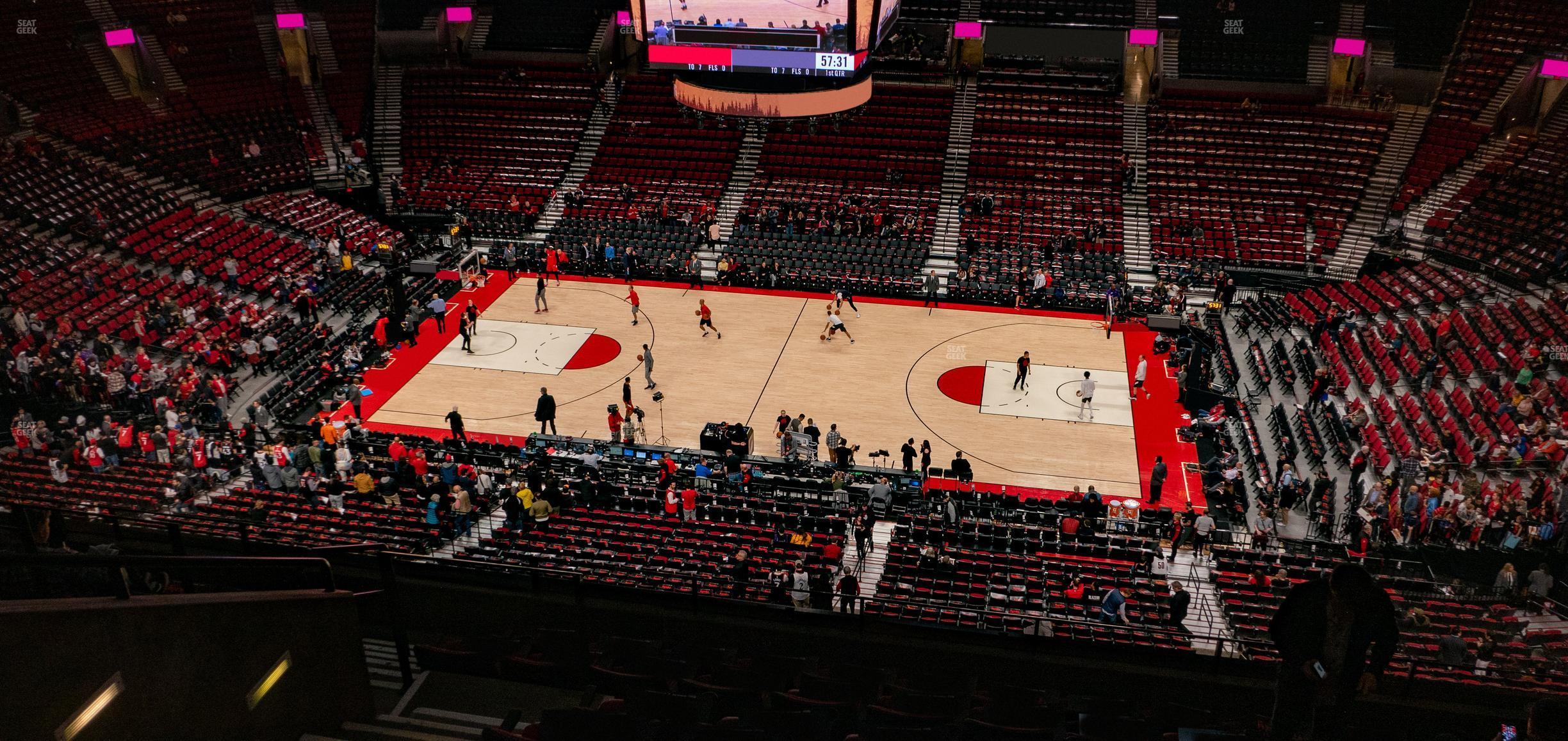 Seating view for Moda Center Section 334