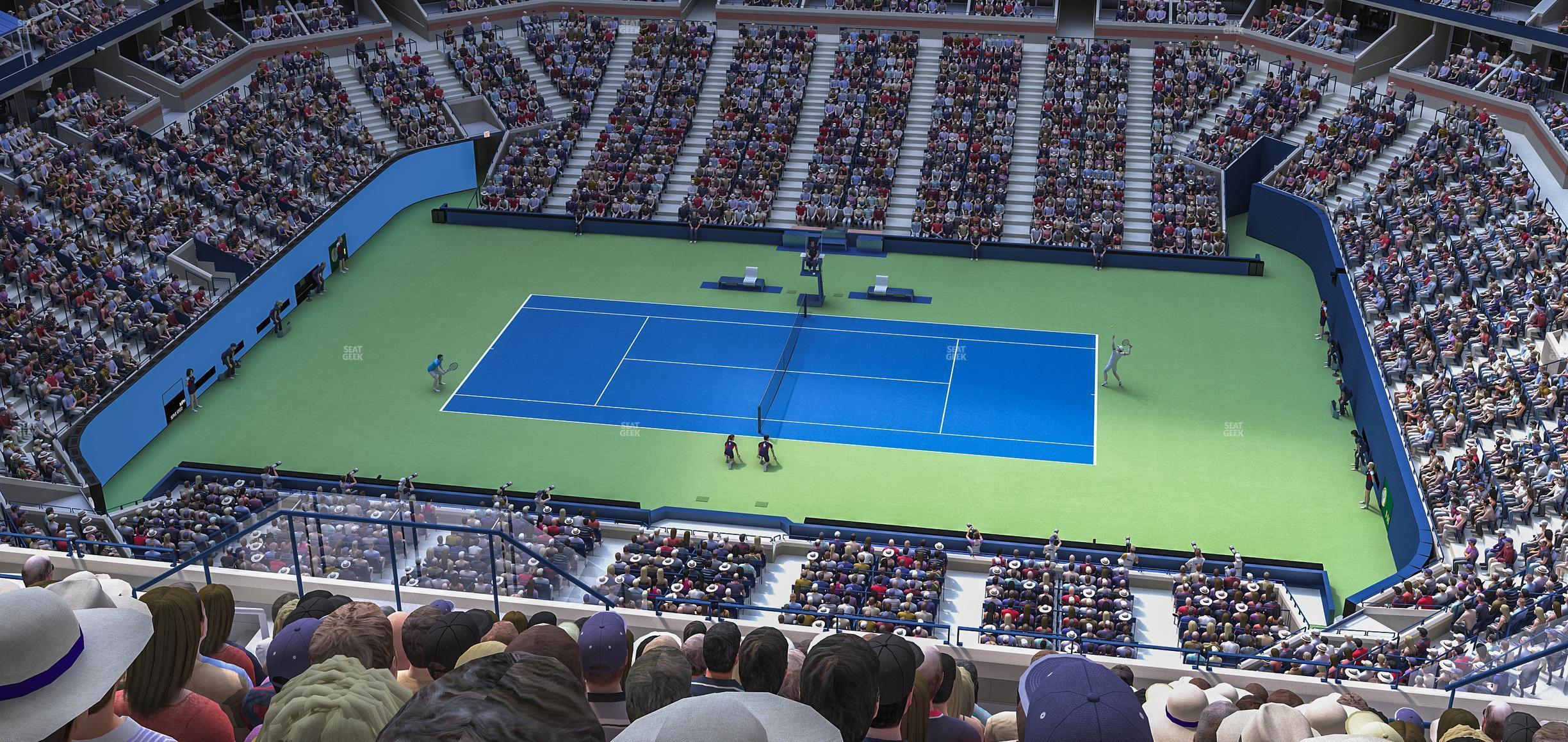 Seating view for Arthur Ashe Stadium Section 312