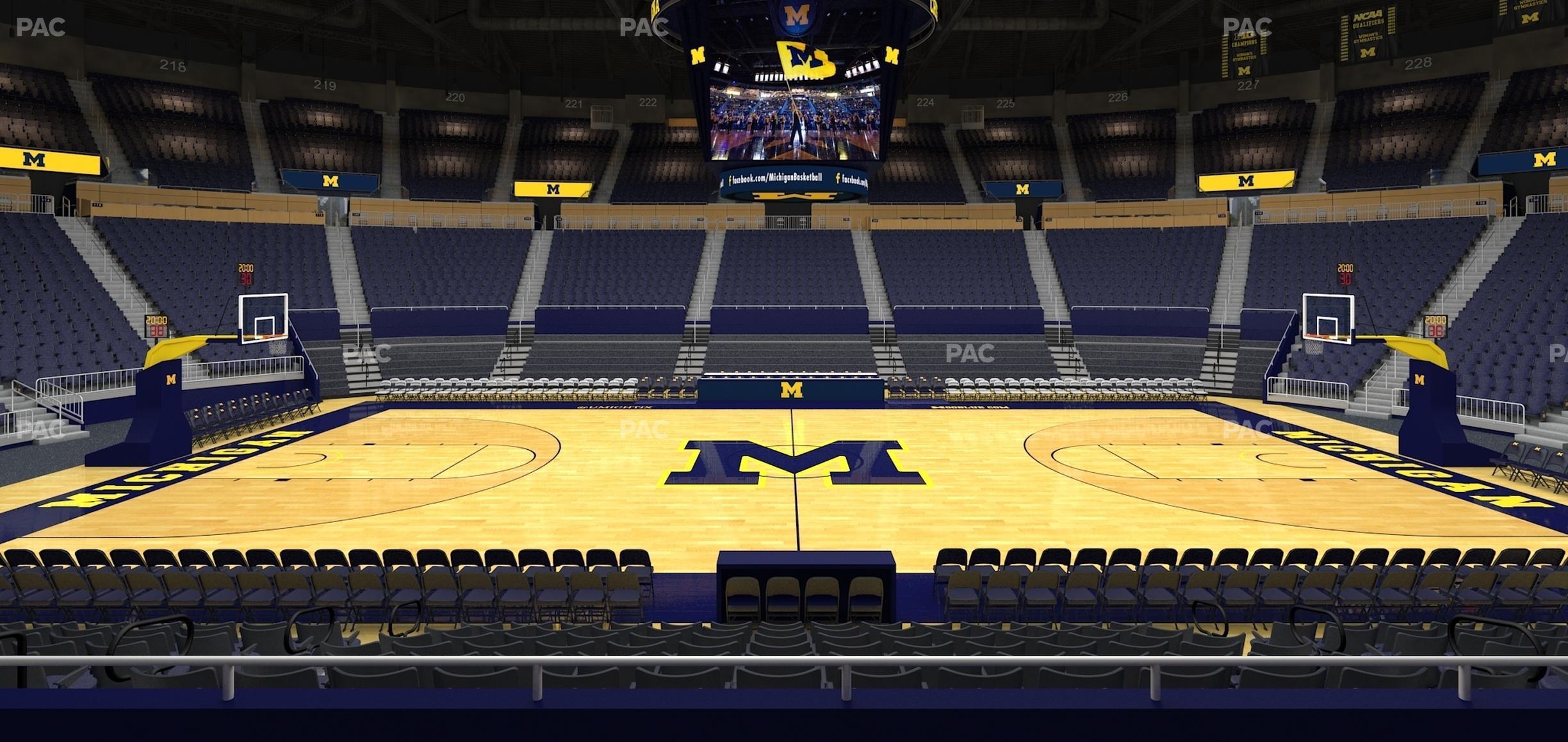 Seating view for Crisler Center Section 105