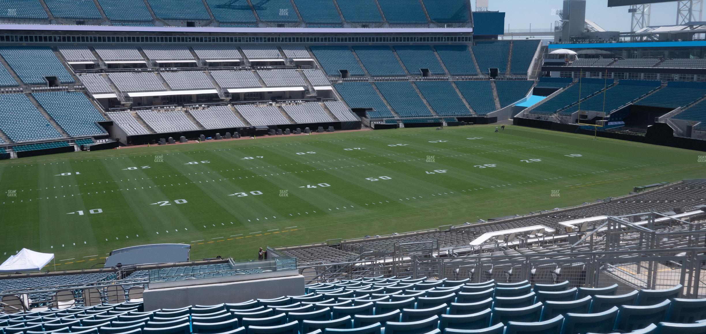 Seating view for EverBank Stadium Section 213