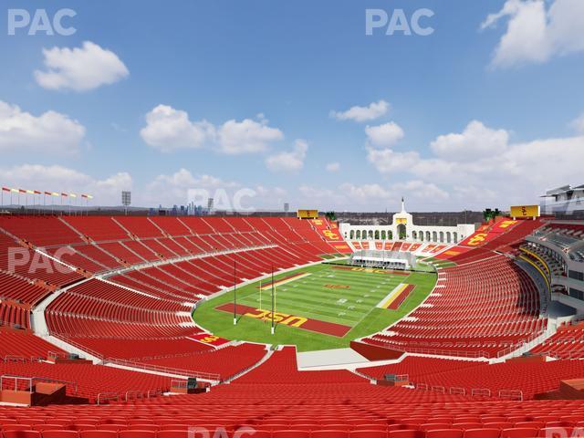 Seating view for Los Angeles Memorial Coliseum Section 312