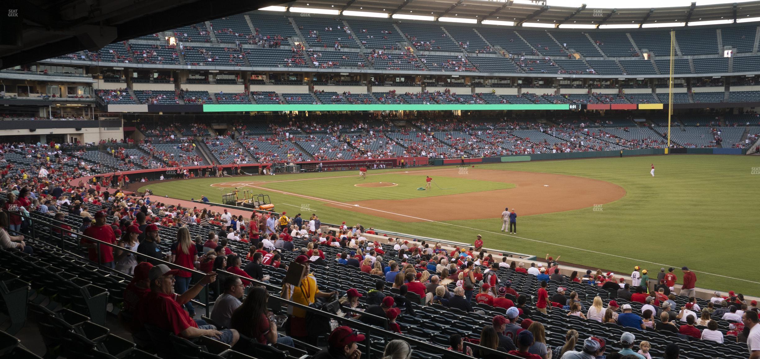 Seating view for Angel Stadium of Anaheim Section 227