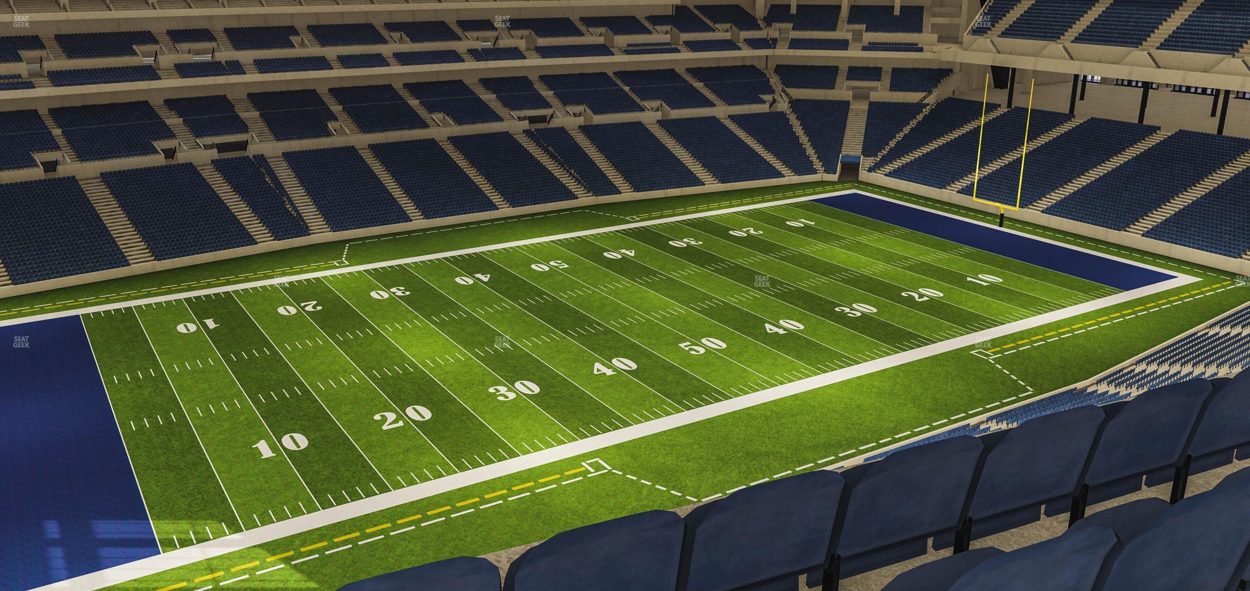 Seating view for Lucas Oil Stadium Section 517