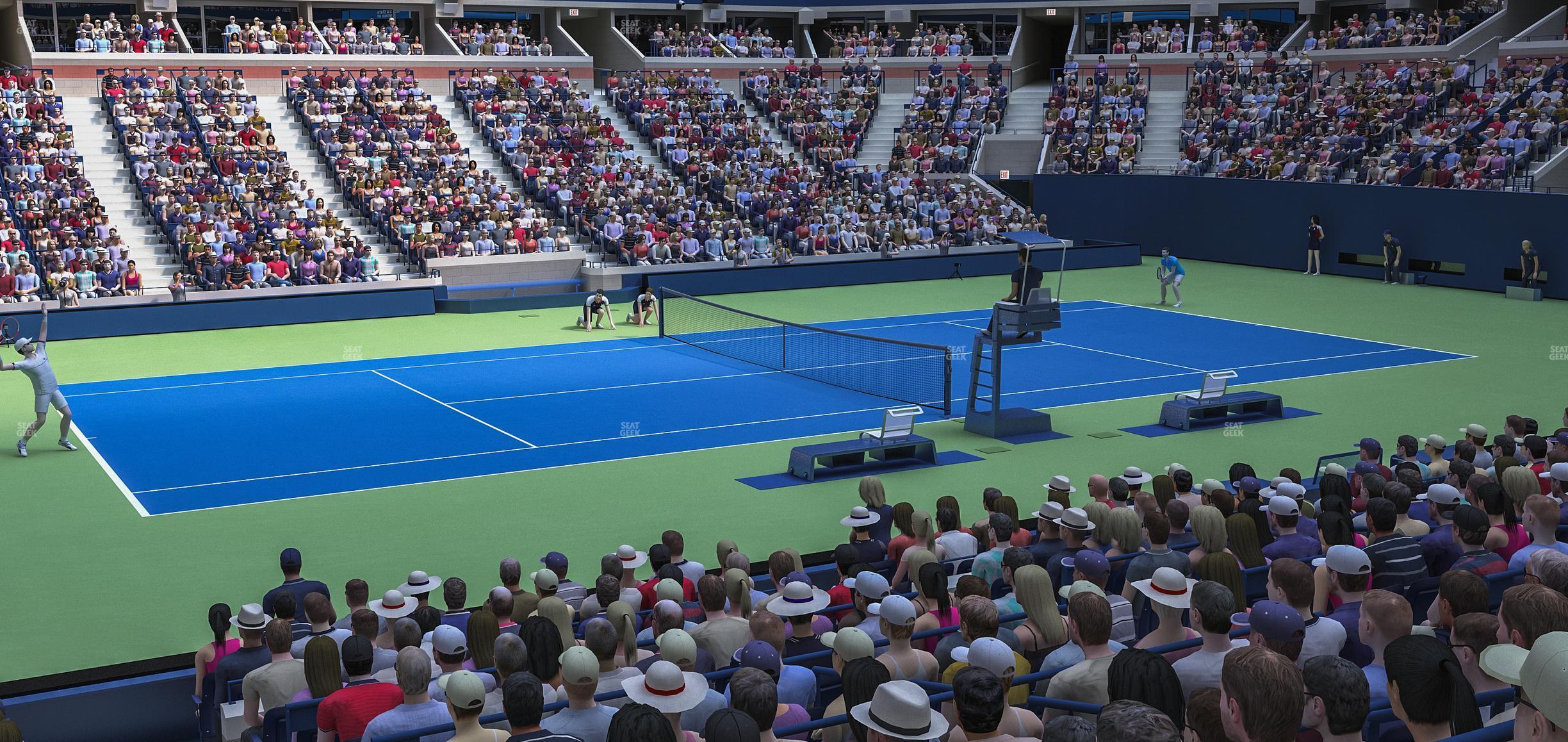 Seating view for Arthur Ashe Stadium Section 47