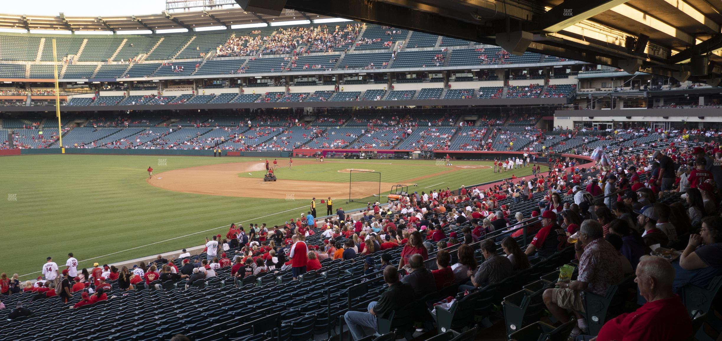 Seating view for Angel Stadium of Anaheim Section 206