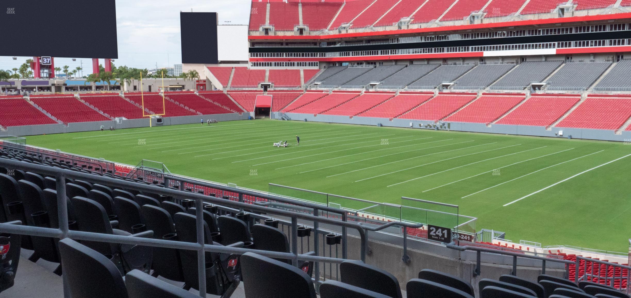 Seating view for Raymond James Stadium Section 241