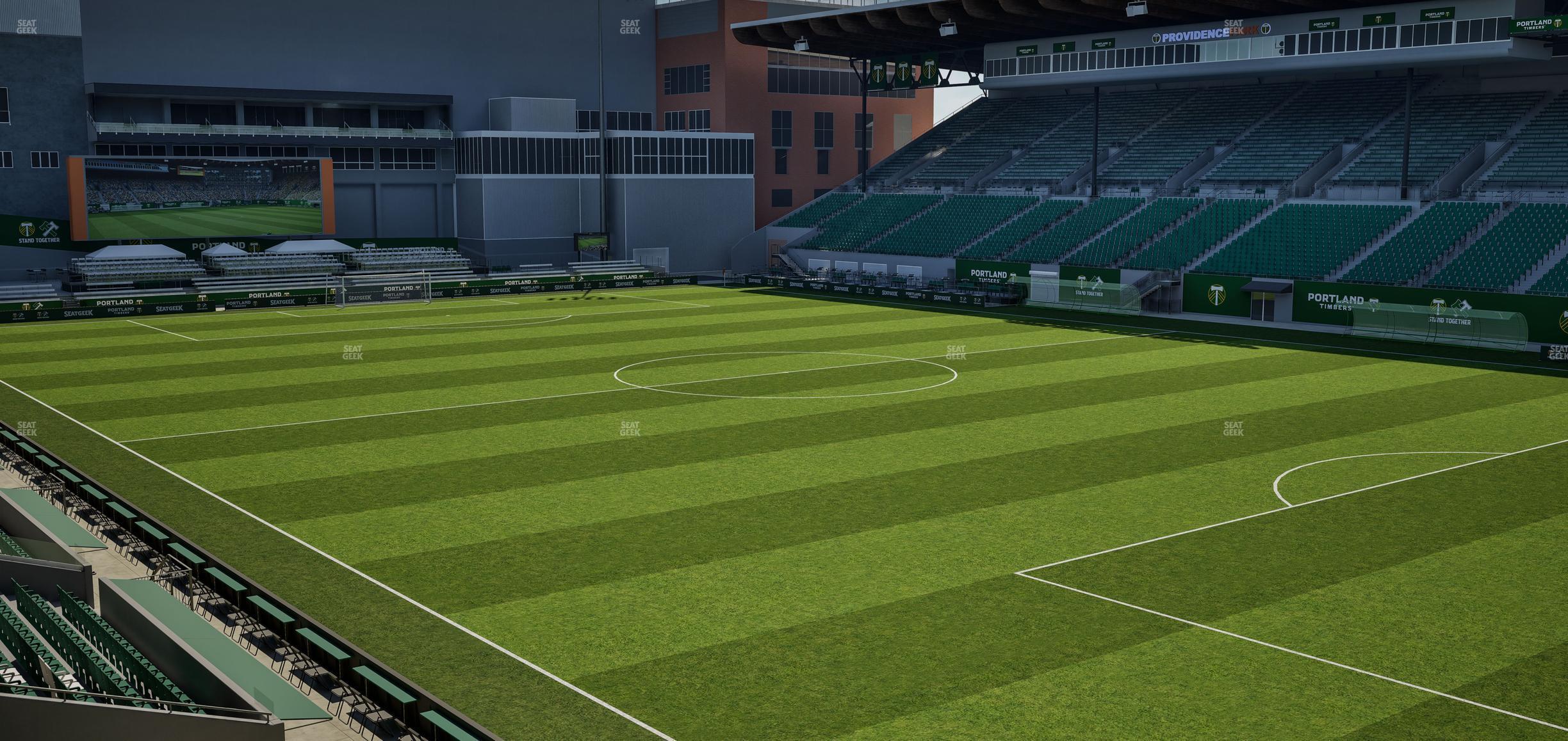 Seating view for Providence Park Section 102