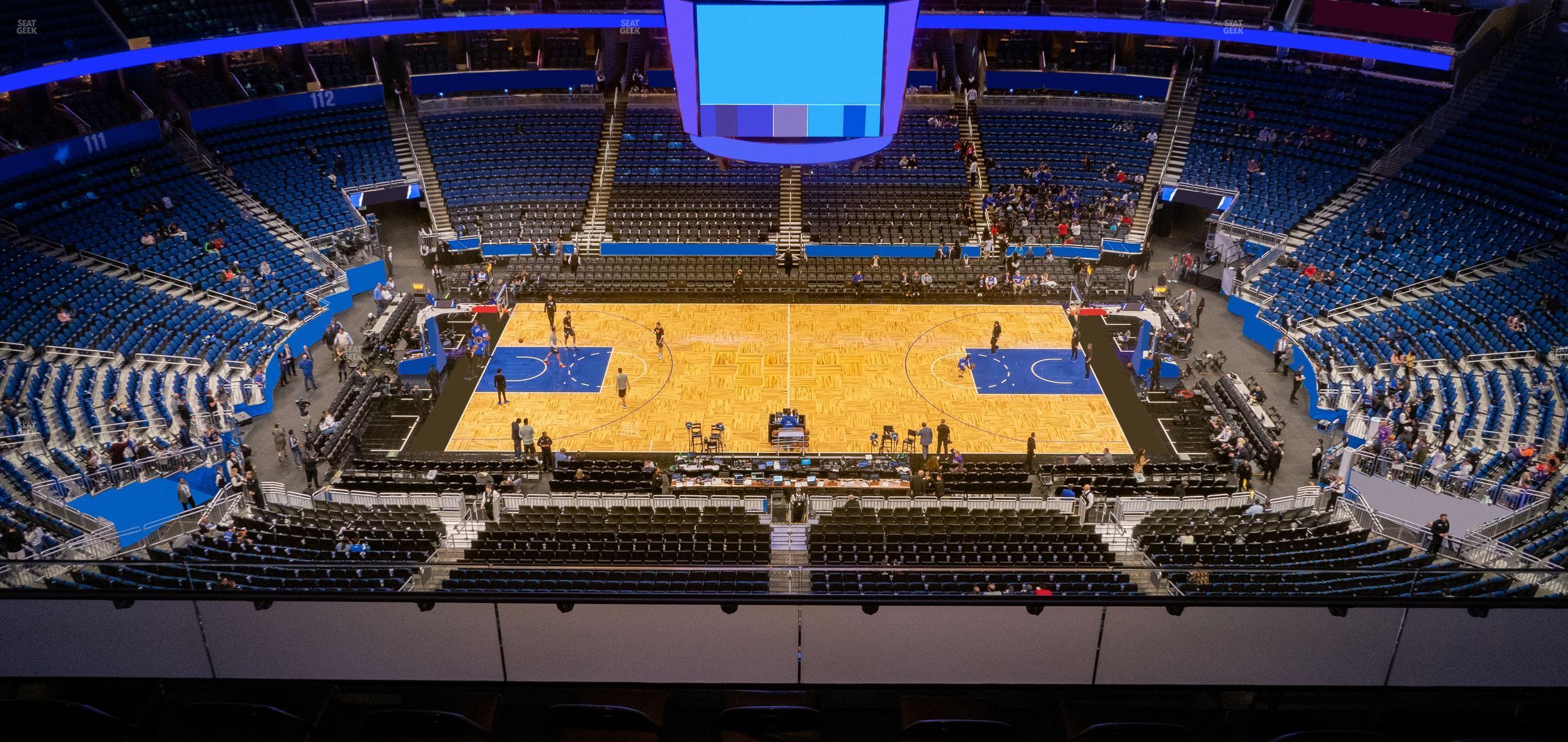 Seating view for Kia Center Section 209