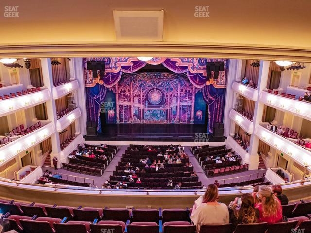 Seating view for Bass Performance Hall Section Mezzanine Center