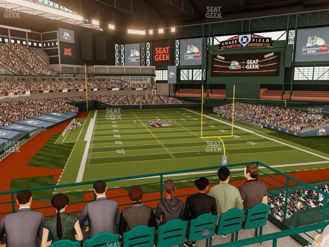 Seating view for Chase Field Section Suite 28