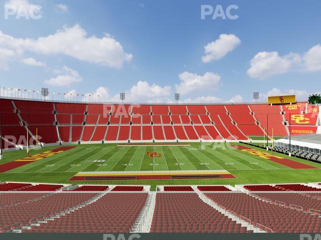 Seating view for Los Angeles Memorial Coliseum Section Founders Suite 206