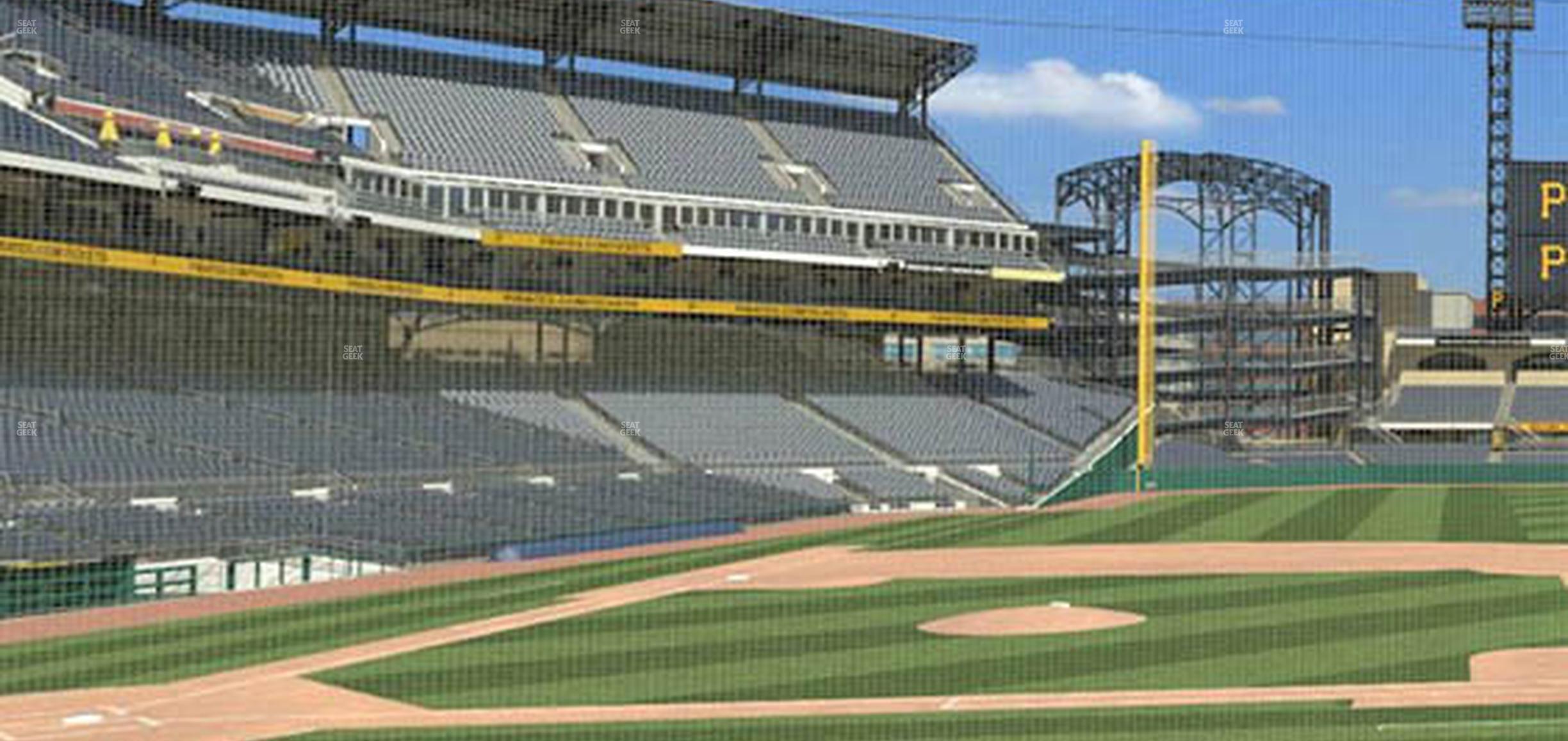 Seating view for PNC Park Section 110