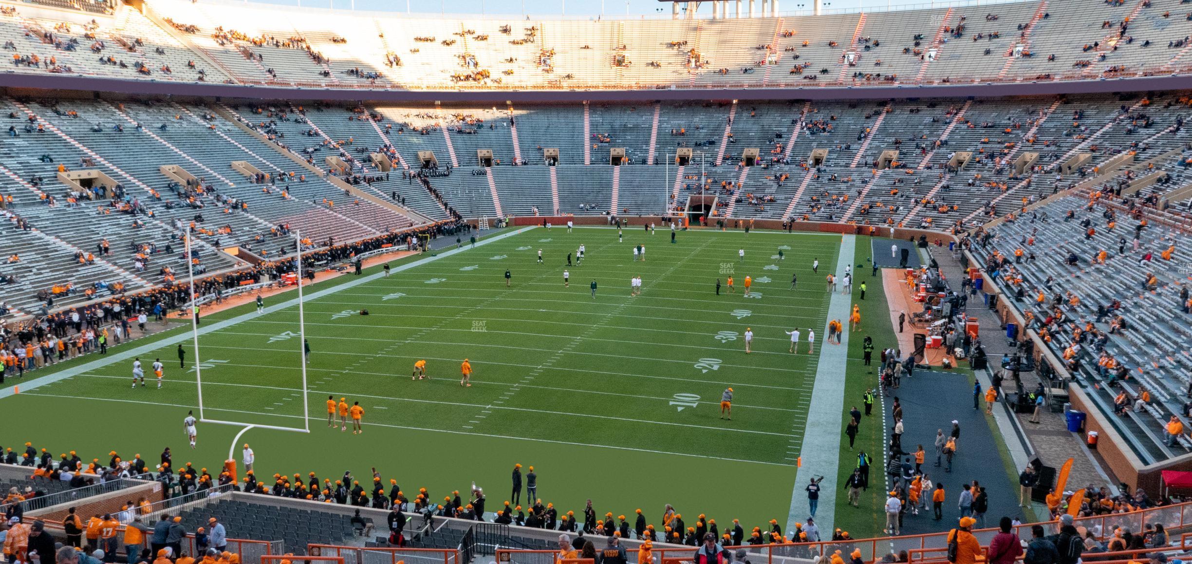 Seating view for Neyland Stadium Section Y 6