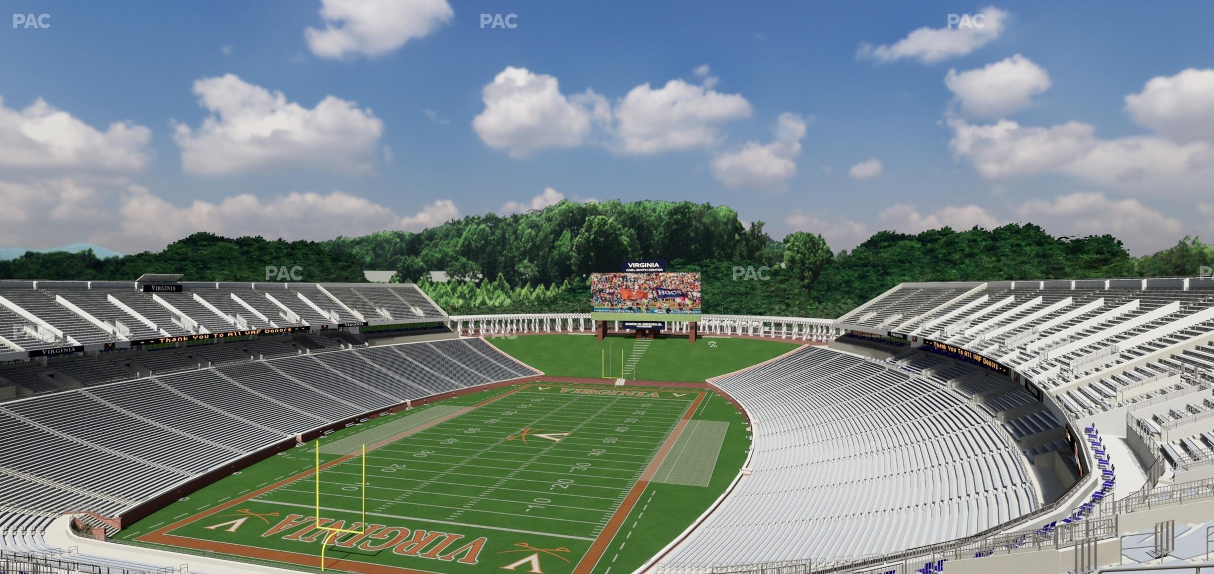 Seating view for Scott Stadium Section 517