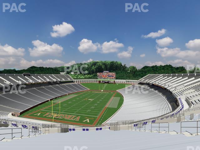 Seating view for Scott Stadium Section 517