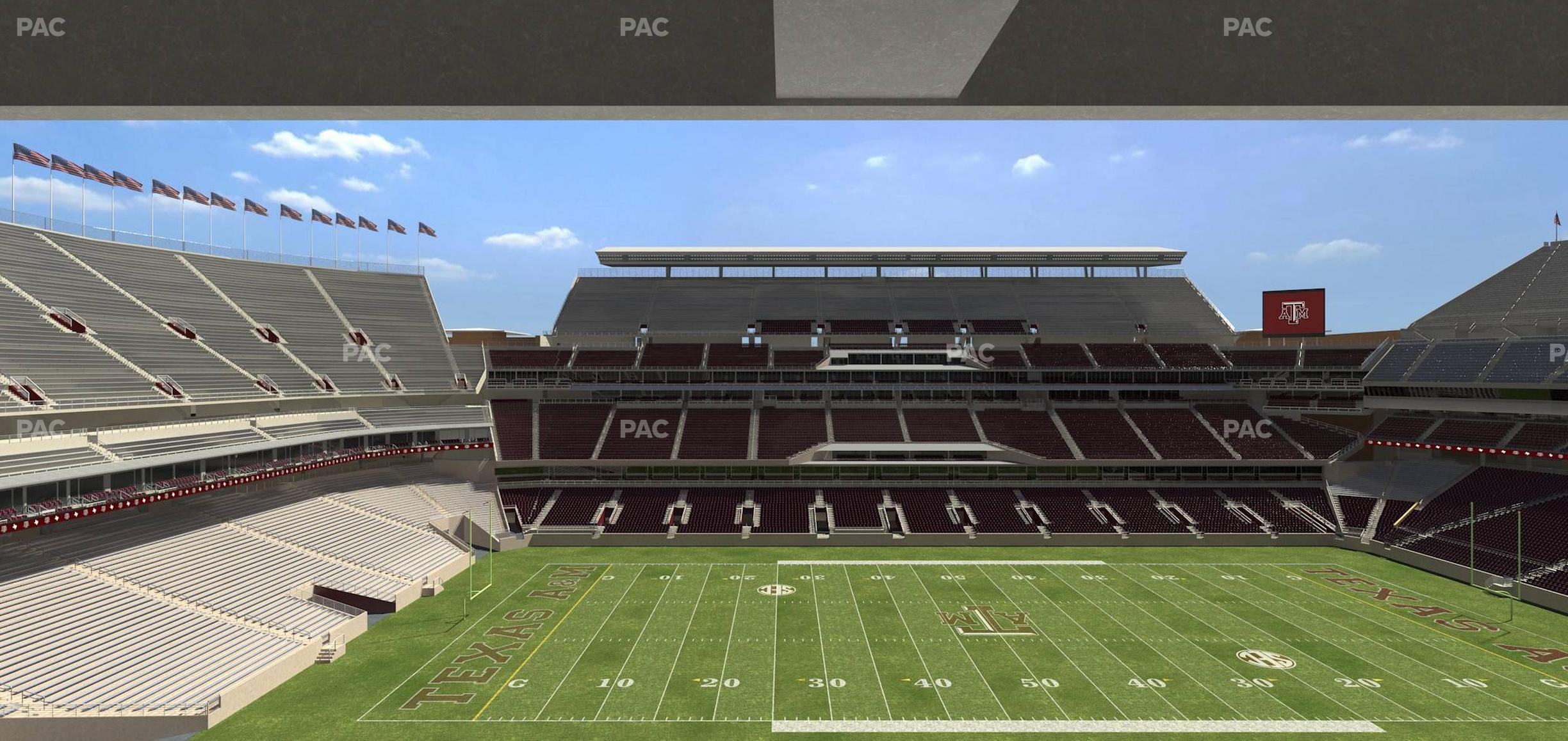 Seating view for Kyle Field Section 236