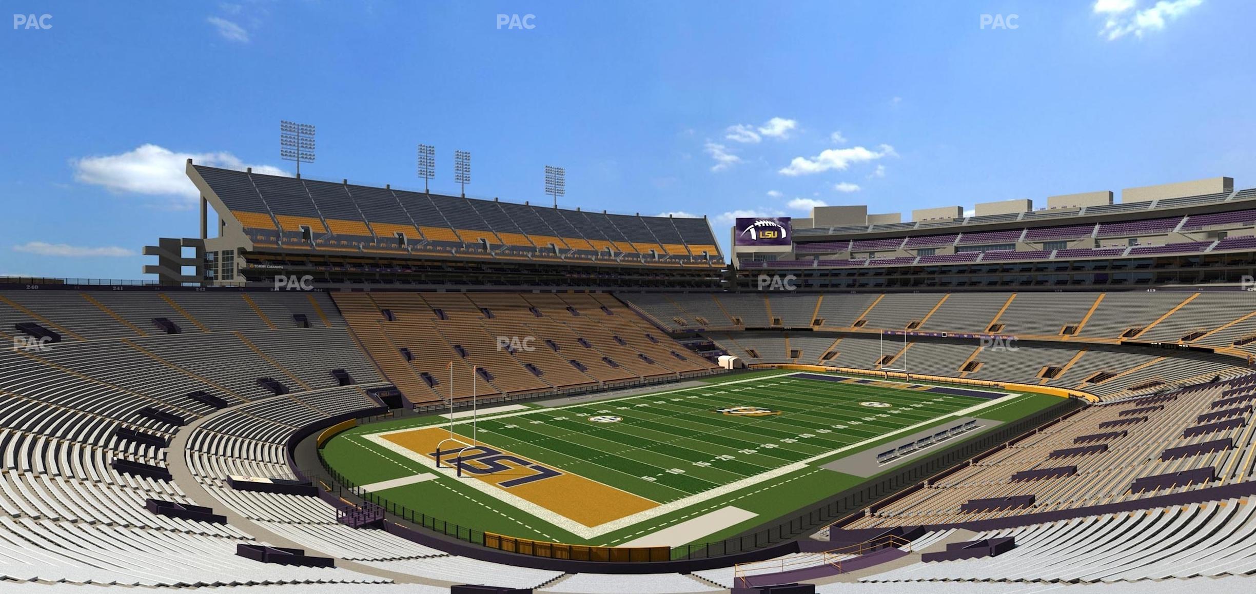 Seating view for Tiger Stadium Section 226