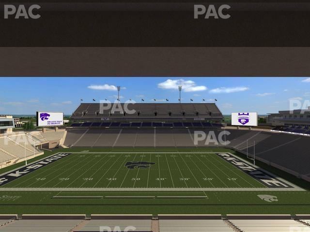 Seating view for Bill Snyder Family Stadium Section Loge 320