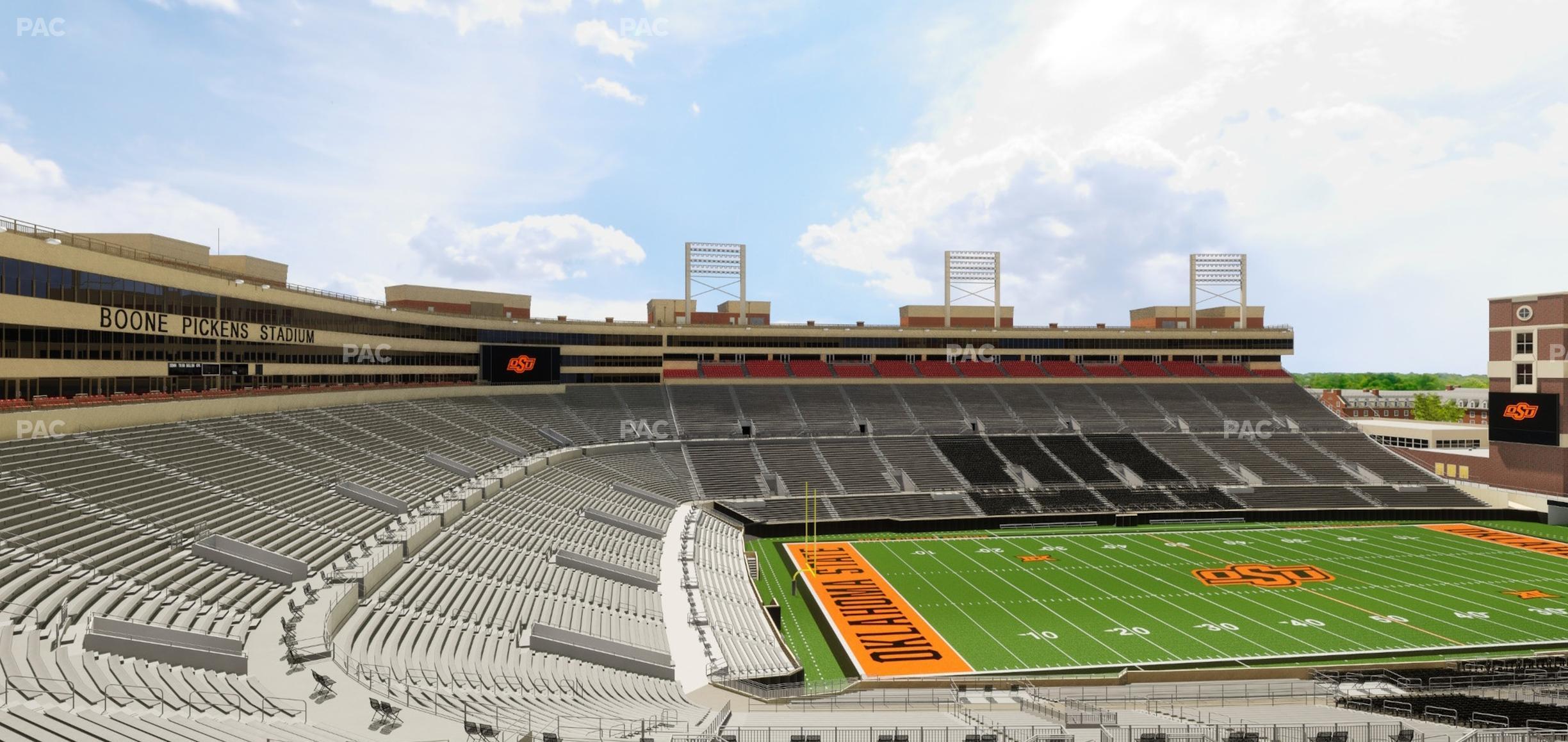 Seating view for Boone Pickens Stadium Section Club 515