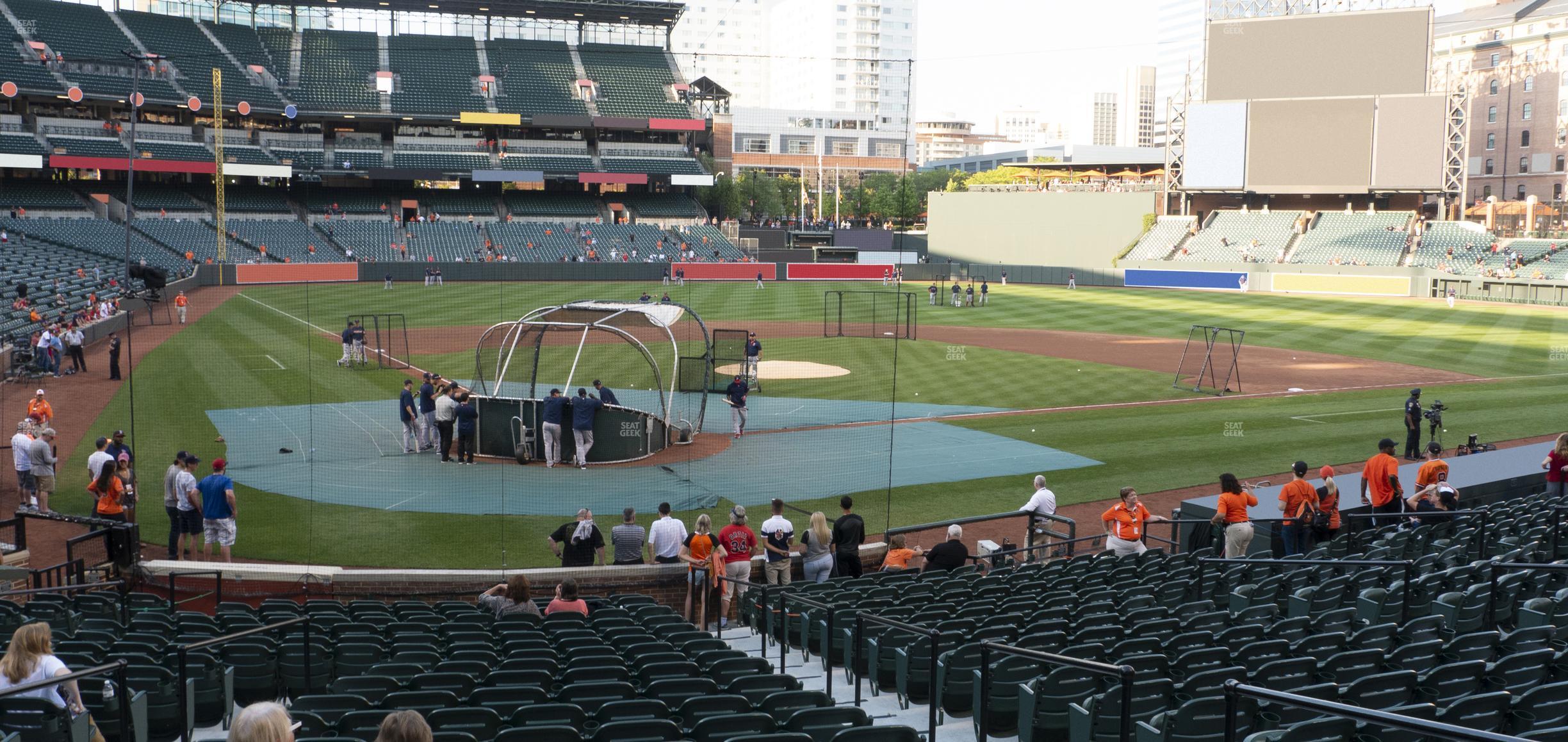 Seating view for Oriole Park at Camden Yards Section 32