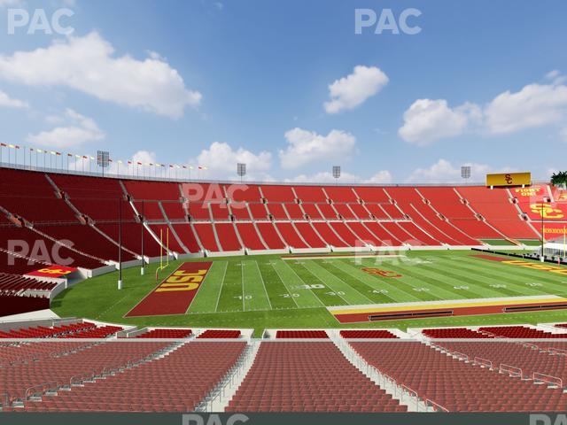 Seating view for Los Angeles Memorial Coliseum Section Founders Suite 211