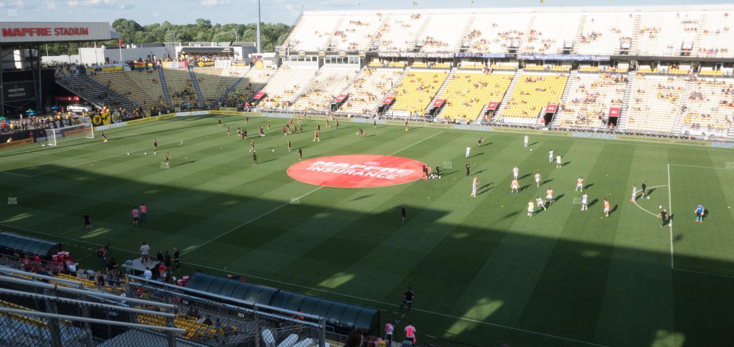 Seating view for Historic Crew Stadium Section 223