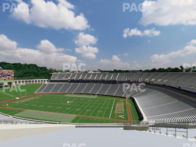 Seating view for Scott Stadium Section 529